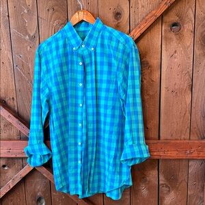 J. Crew Vibrant Checkered Men's Shirt
